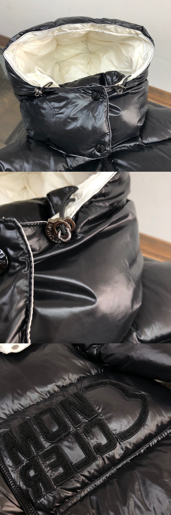 ハイクオリティダウンジャケット細部ディテール